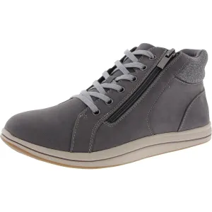 27772 Womens Zipper Manmade High-Top Sneakers