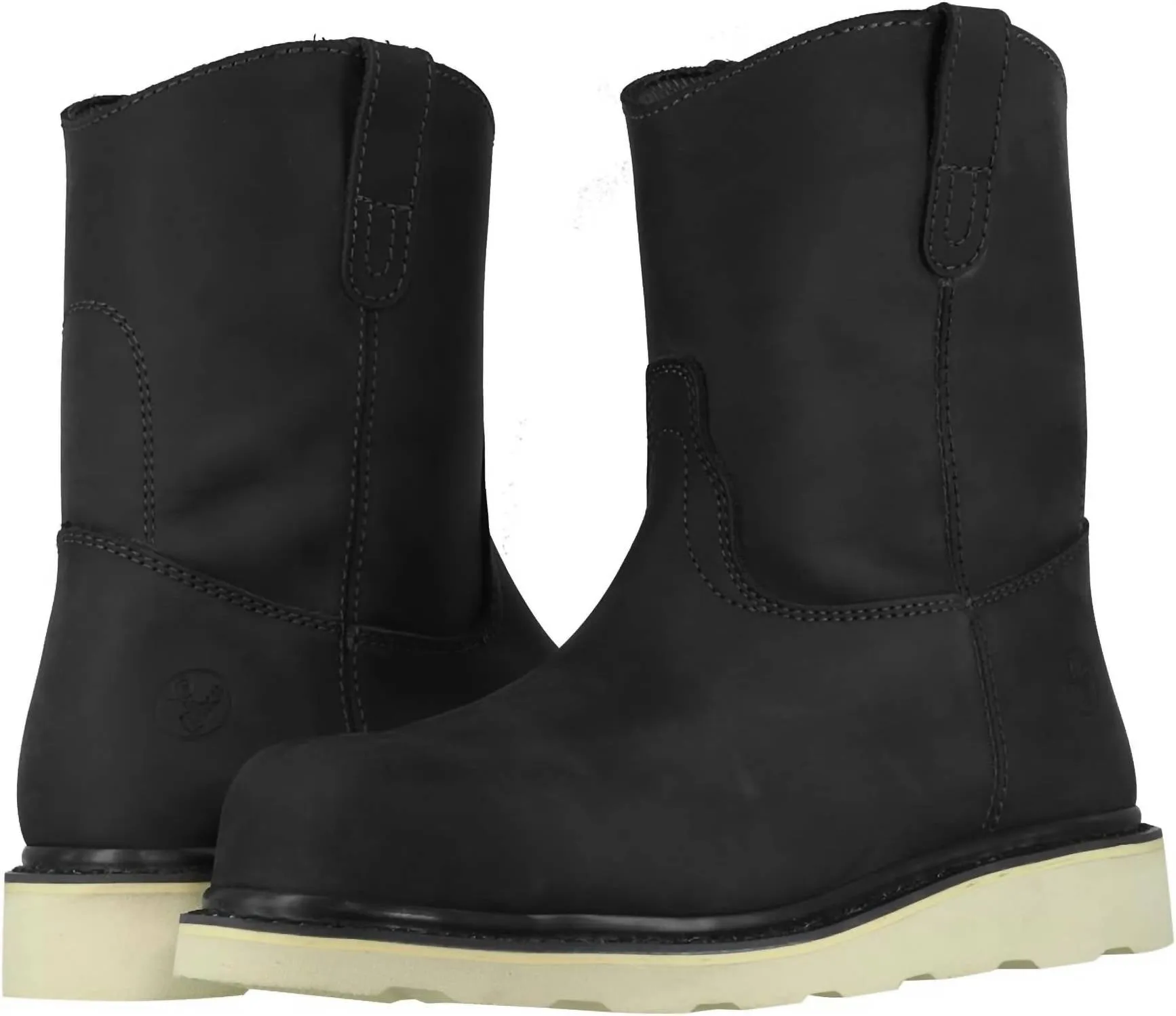 8�� Wellington Steel Toe Work Boots �C Electrical Hazard Rated 166 In Black