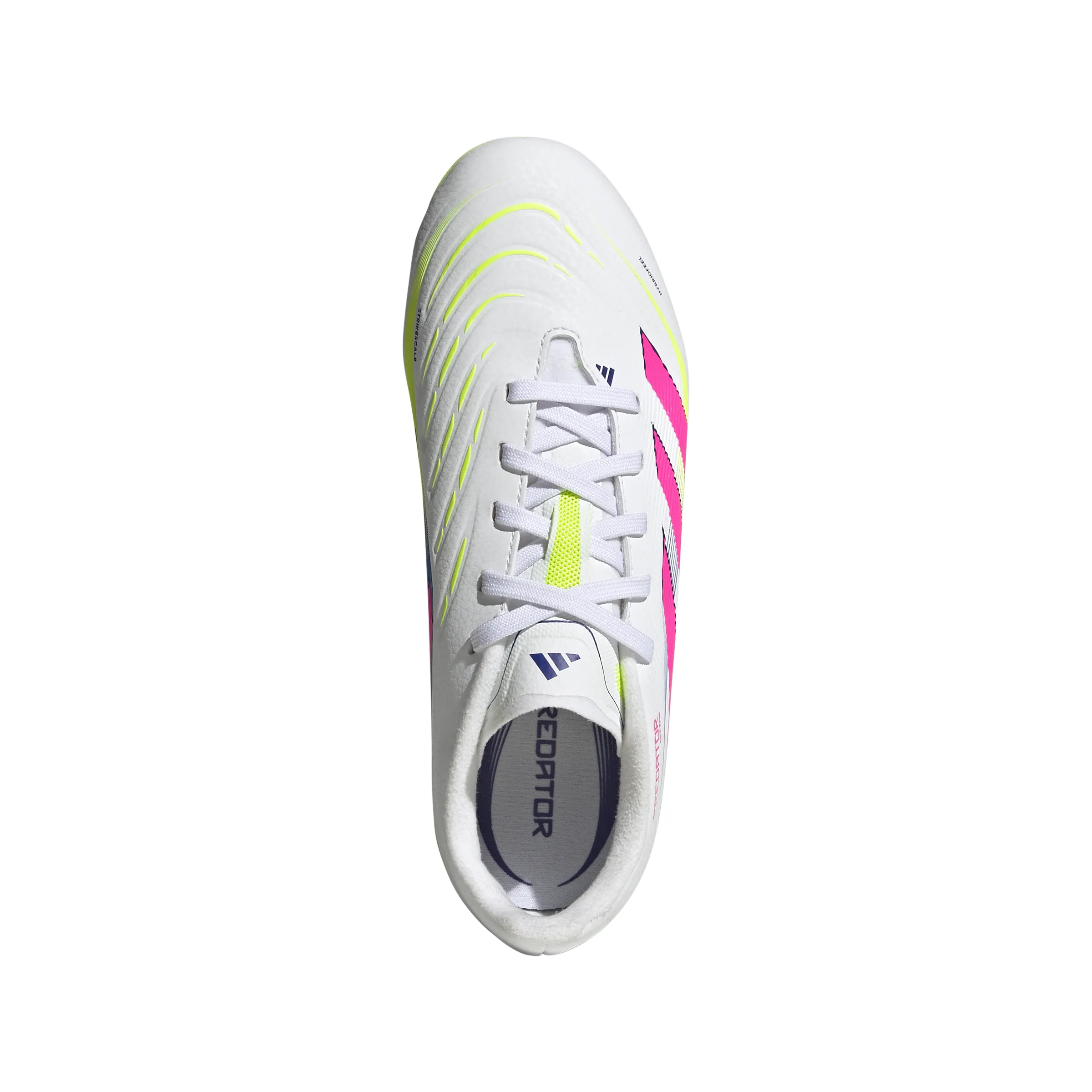 adidas Junior Predator League FG/MG Firm Ground Soccer Cleats - FTWhite/ LucPink/ Luclem