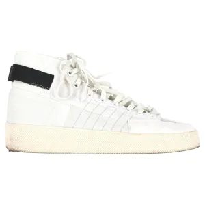 Adidas Nizza Parley High-Top Sneakers in White Polyester