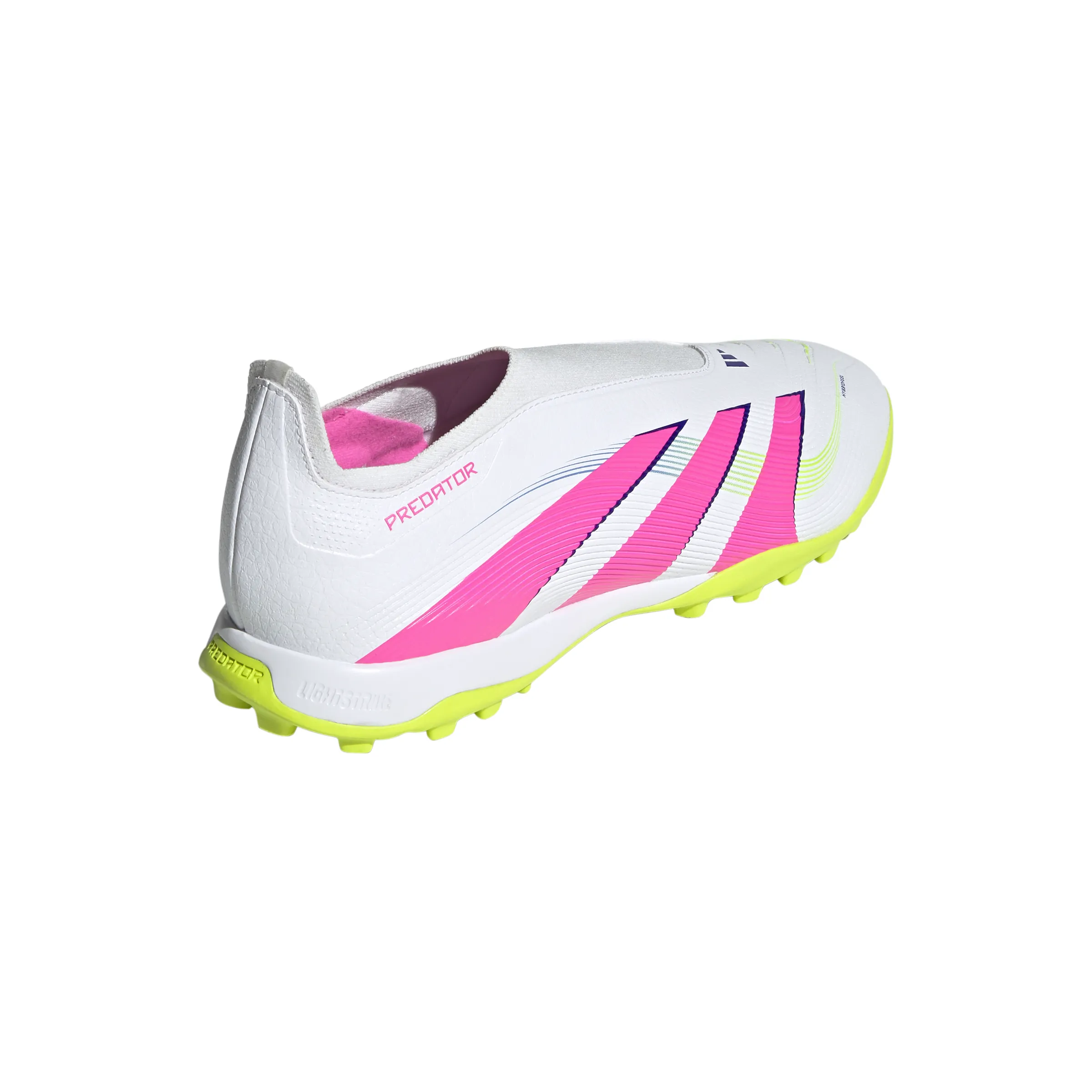 adidas Predator League LL TF Turf Soccer Shoes - FTWhite/ LucPink/ Luclem