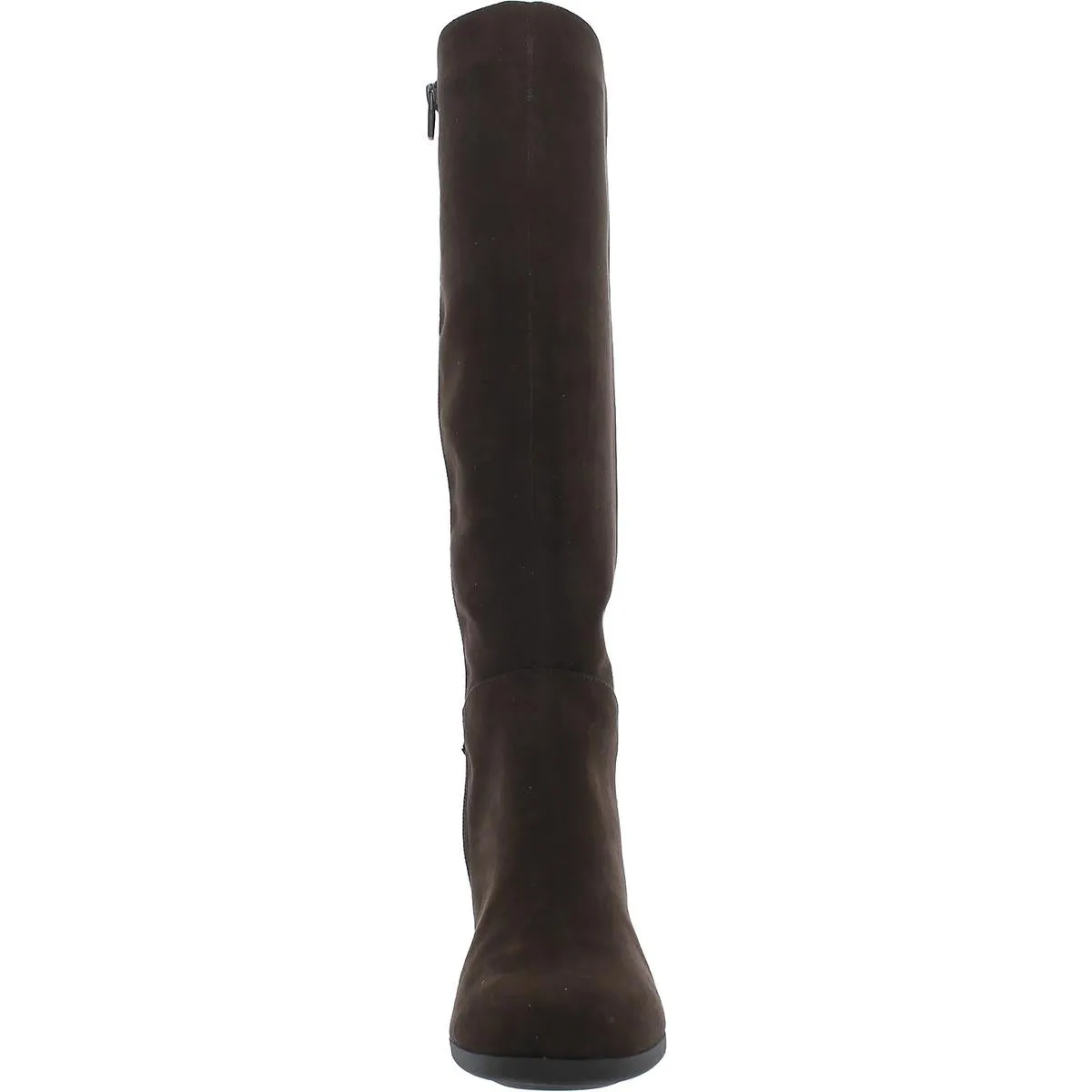 Adonnys Womens Faux Suede Knee-High Boots