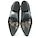 ANINE BING Charlie Gold-Studded Ankle Boots Black Leather & Suede Size 37