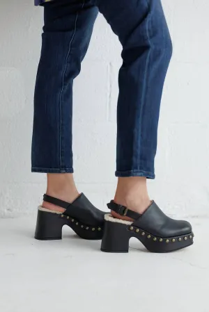 Autumn Studded Platform In Black