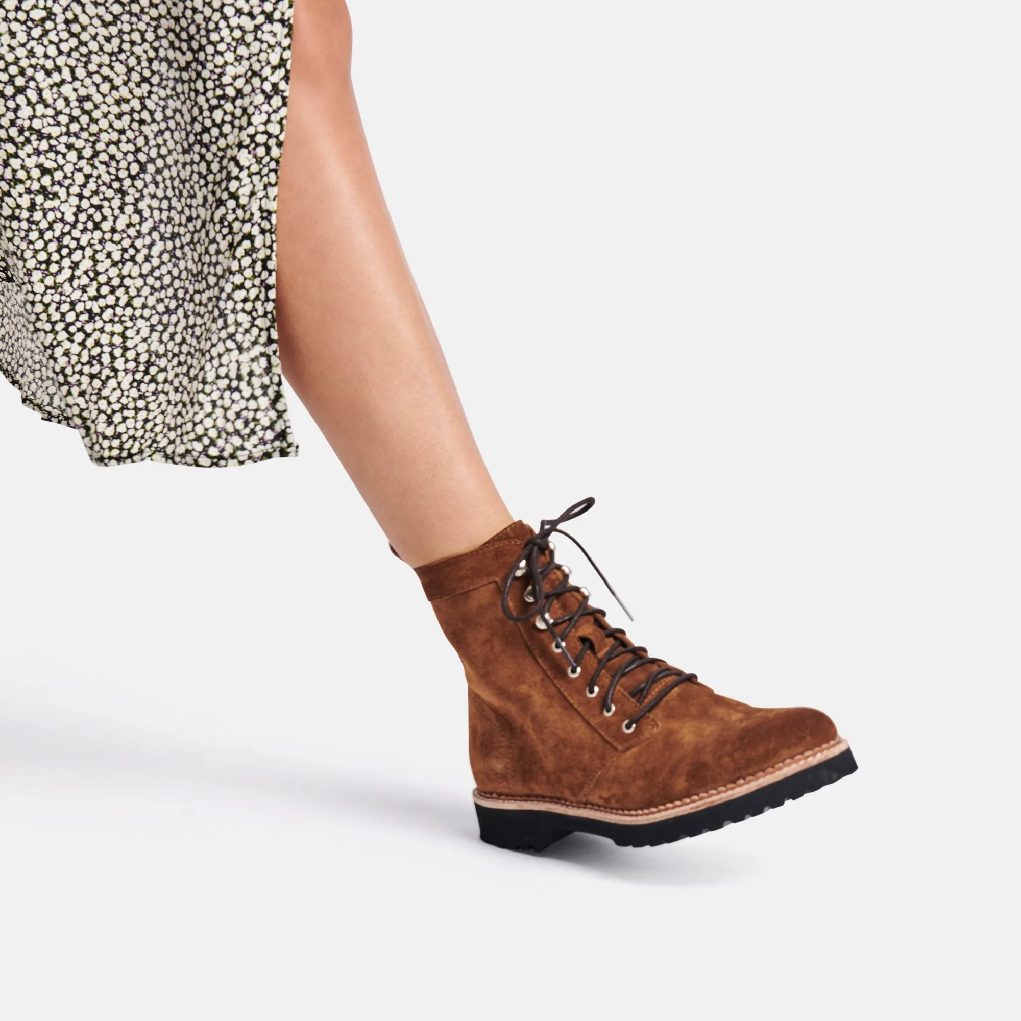AVENA BOOTS DK BROWN SUEDE