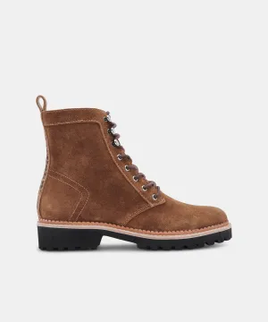 AVENA BOOTS DK BROWN SUEDE