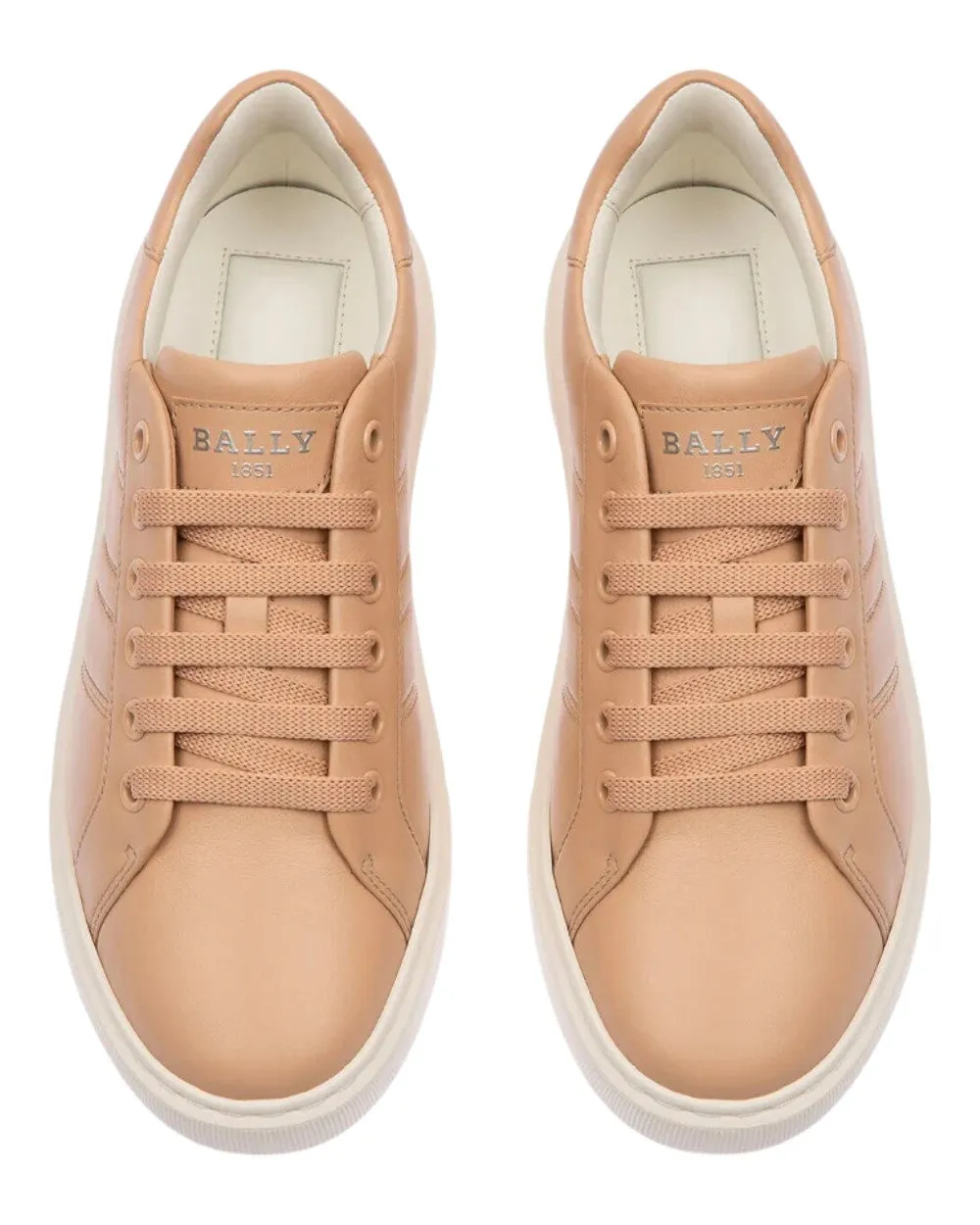 Bally Mandye 6238694 Women's Corda Calf Plain Sneakers