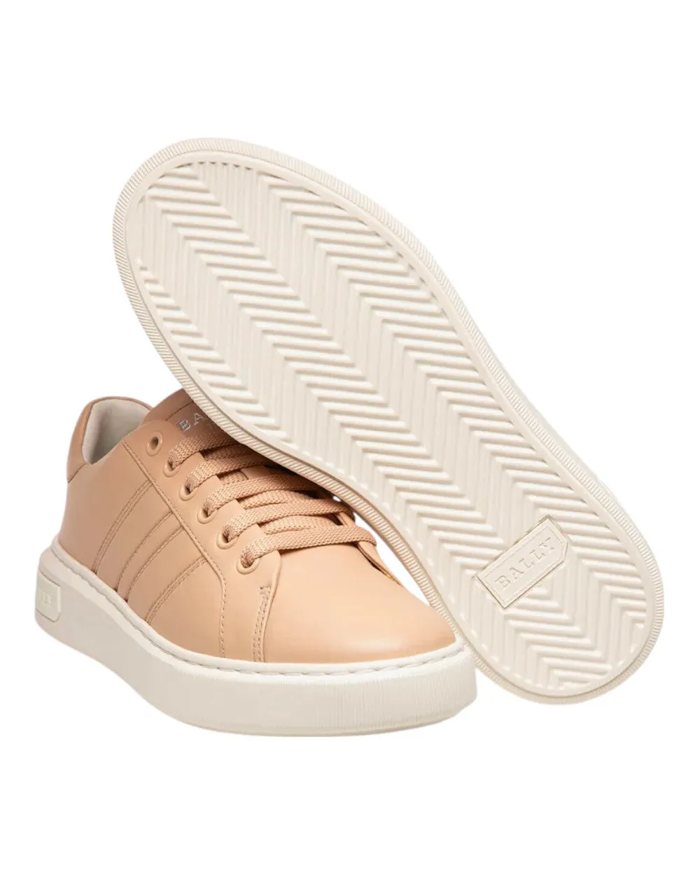 Bally Mandye 6238694 Women's Corda Calf Plain Sneakers