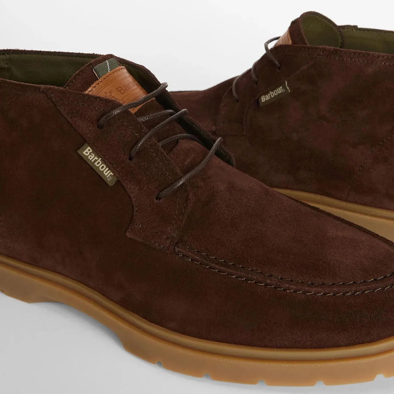Barbour Tucker Chukka Boot Coffee Suede
