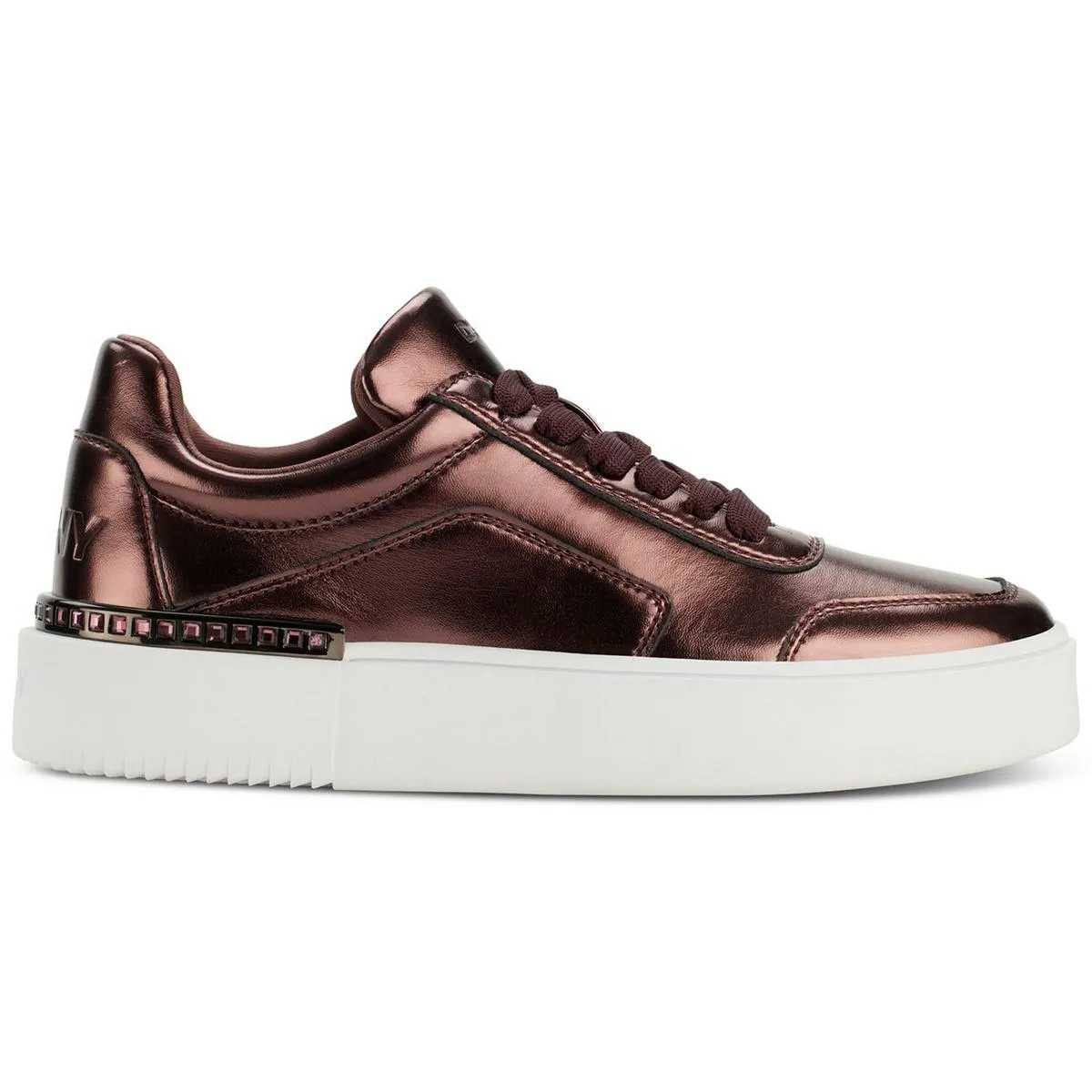 BEVERLEY Womens Lace-Up Manmade High-Top Sneakers