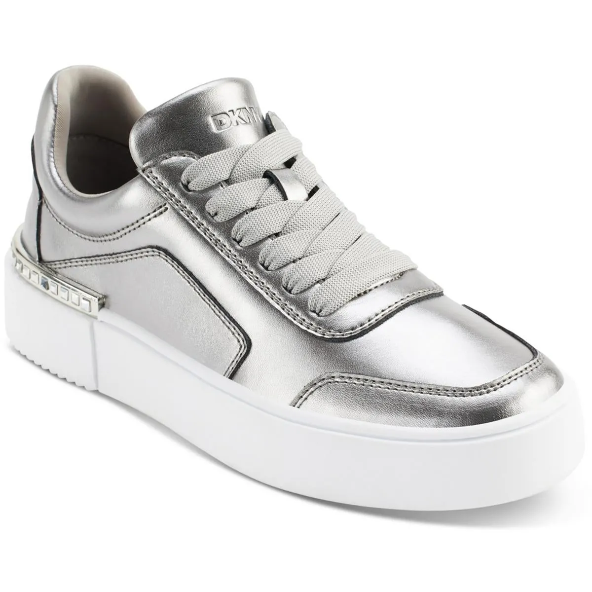 BEVERLEY Womens Lace-Up Manmade High-Top Sneakers
