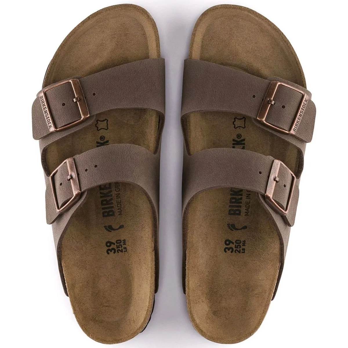 Birkenstock Men's Arizona Mocha Birko-Flor
