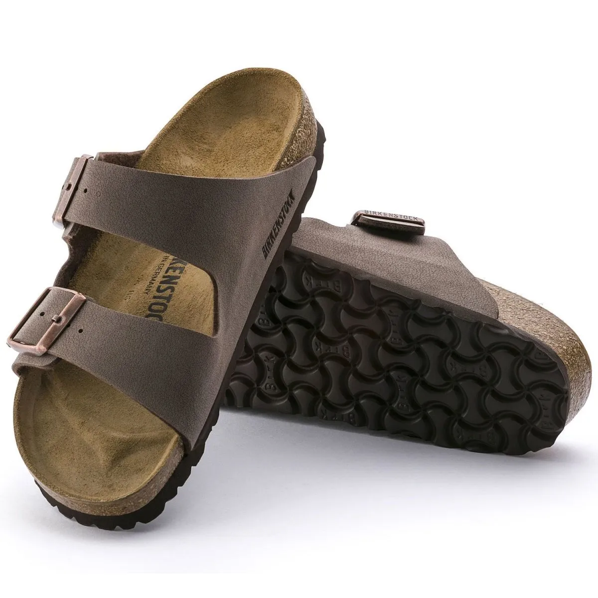 Birkenstock Men's Arizona Mocha Birko-Flor