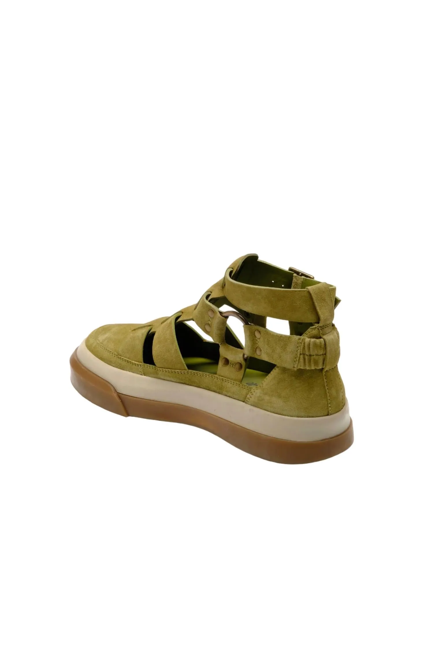 Bodhi Fisher Sneakers In Olive Moss