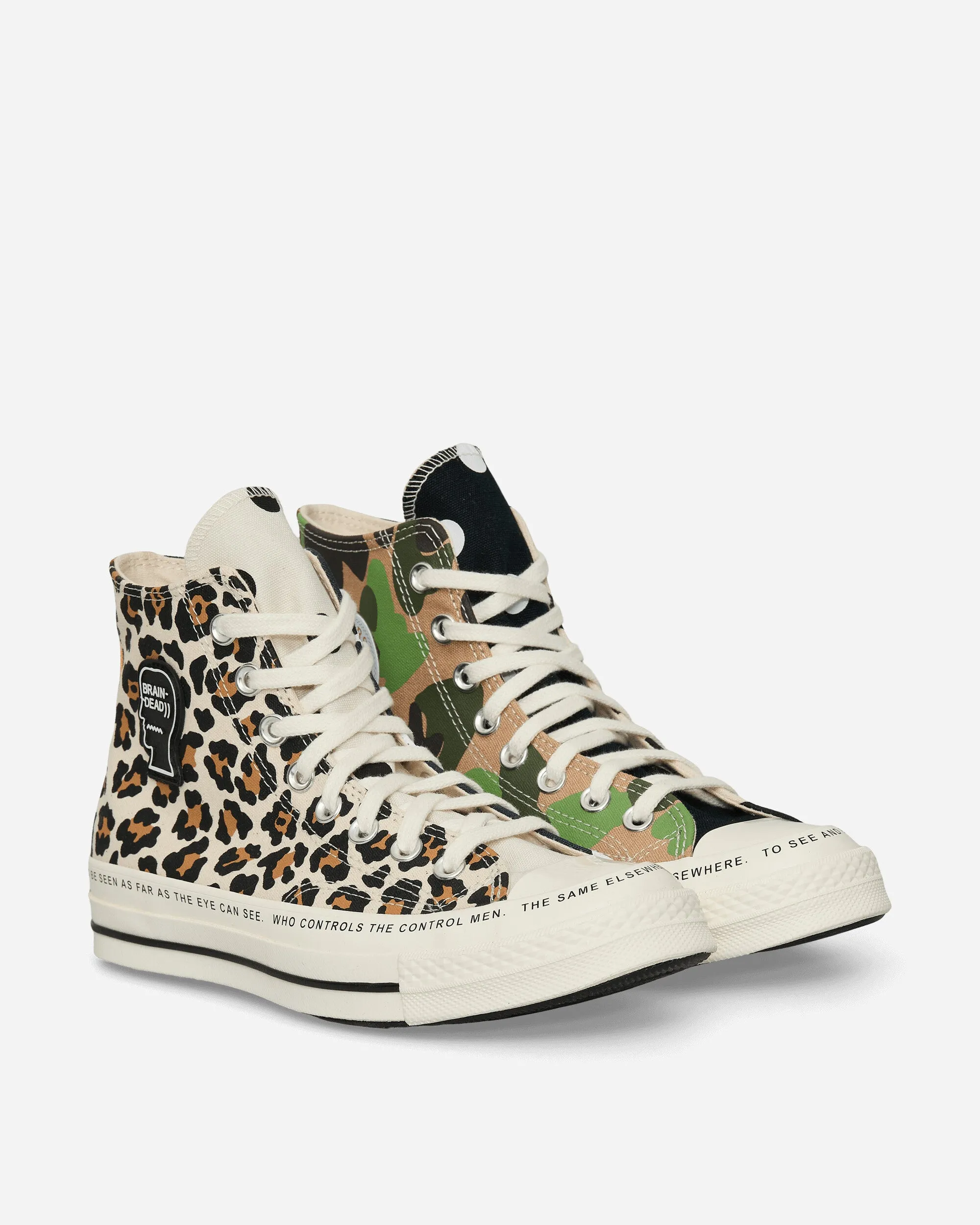 Brain Dead Chuck 70 Sneakers Egret / Black / Multi