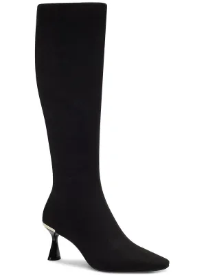 Cecee Womens Faux Suede Tall Knee-High Boots