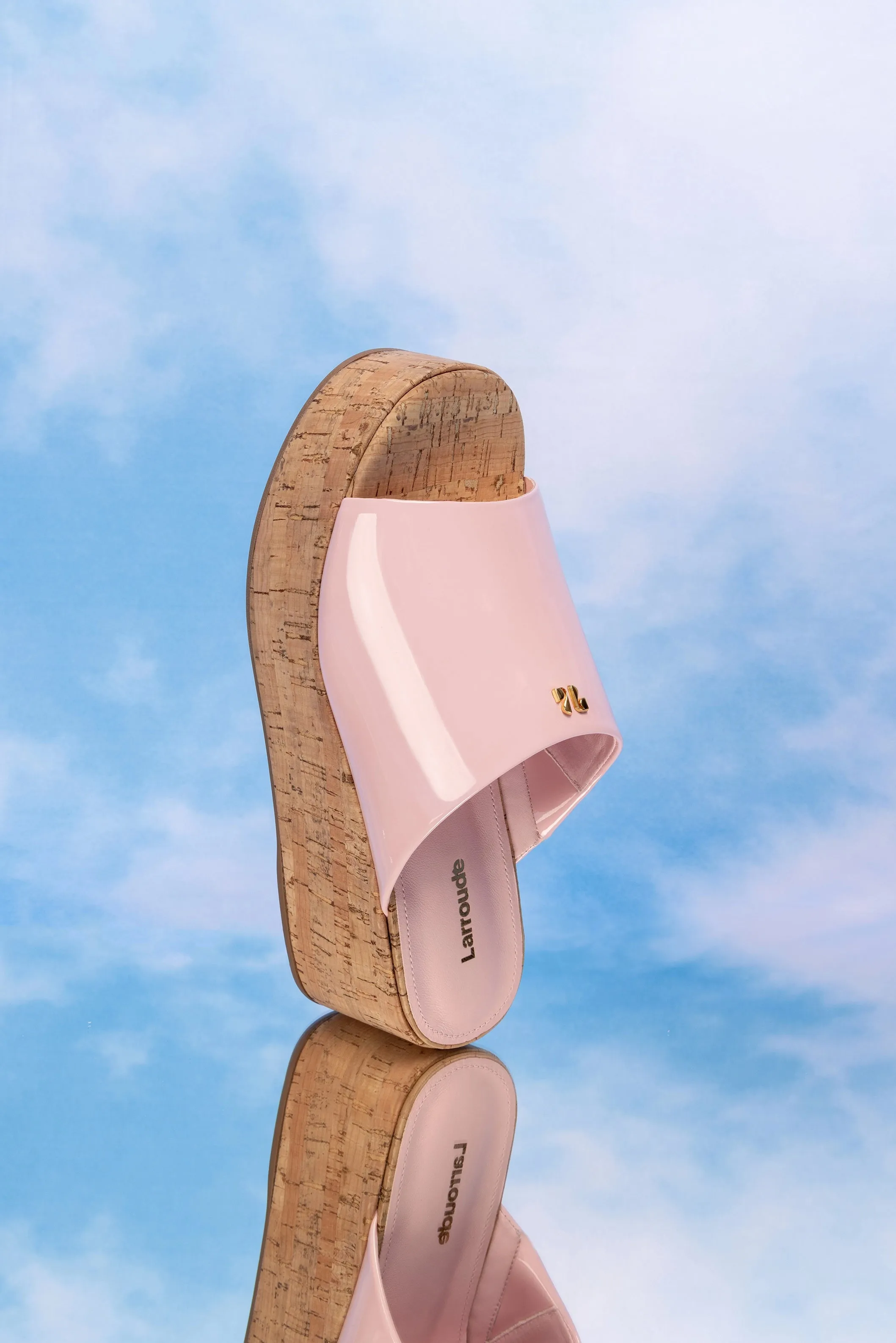 Charli Mule In Tulip Leather