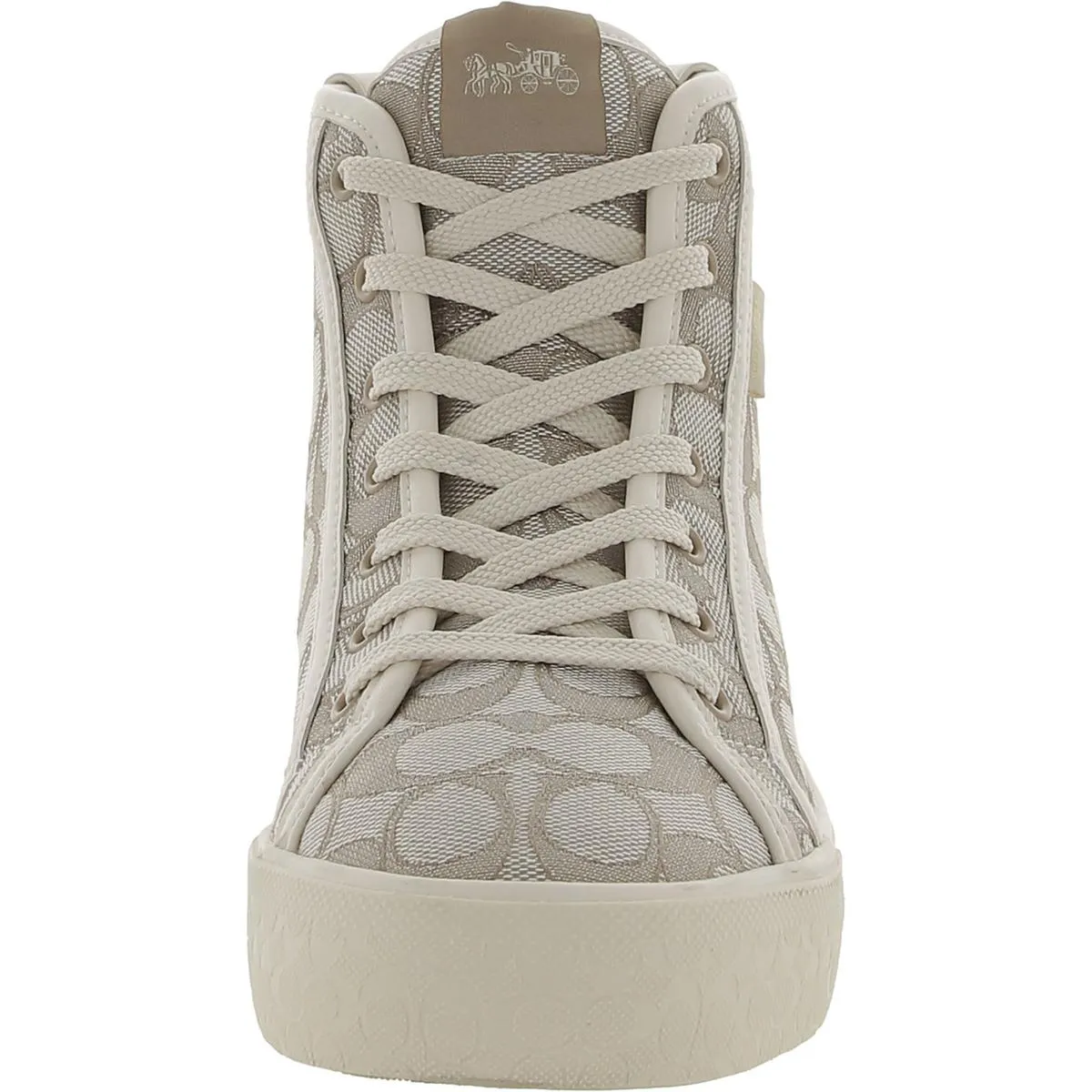 CITYSOLE Womens Platform Manmade High-Top Sneakers