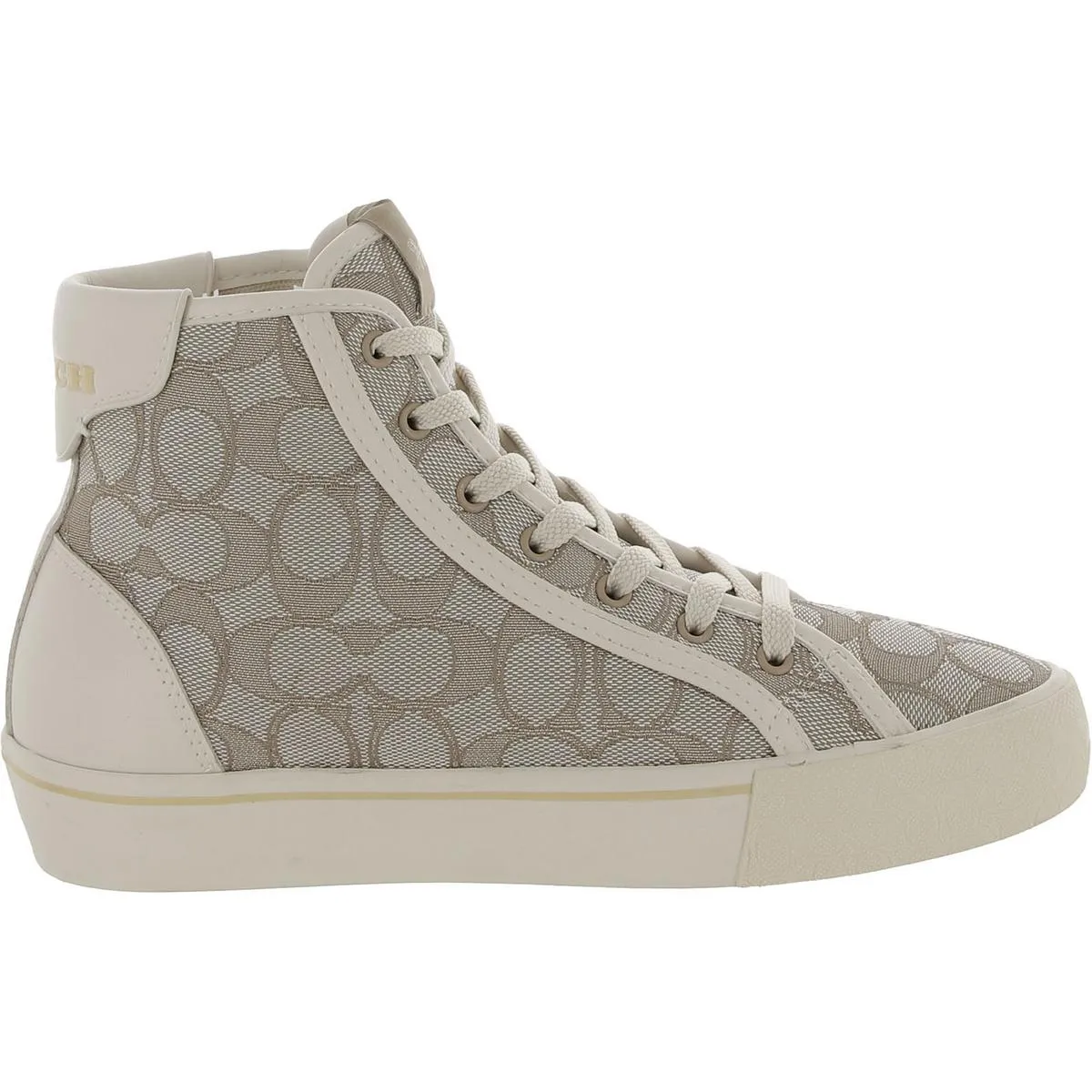 CITYSOLE Womens Platform Manmade High-Top Sneakers
