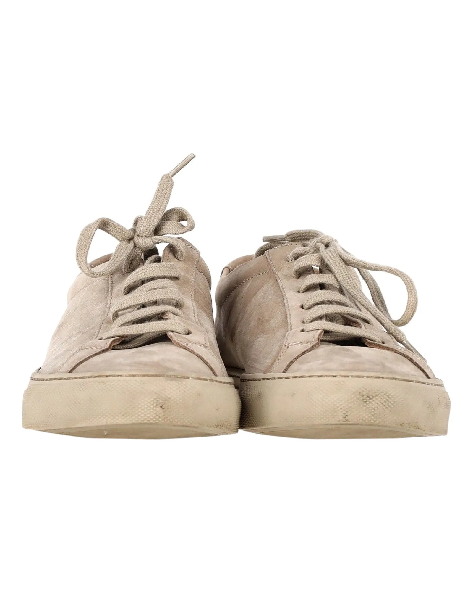 Common Projects Original Achilles Low Sneakers in Beige Suede
