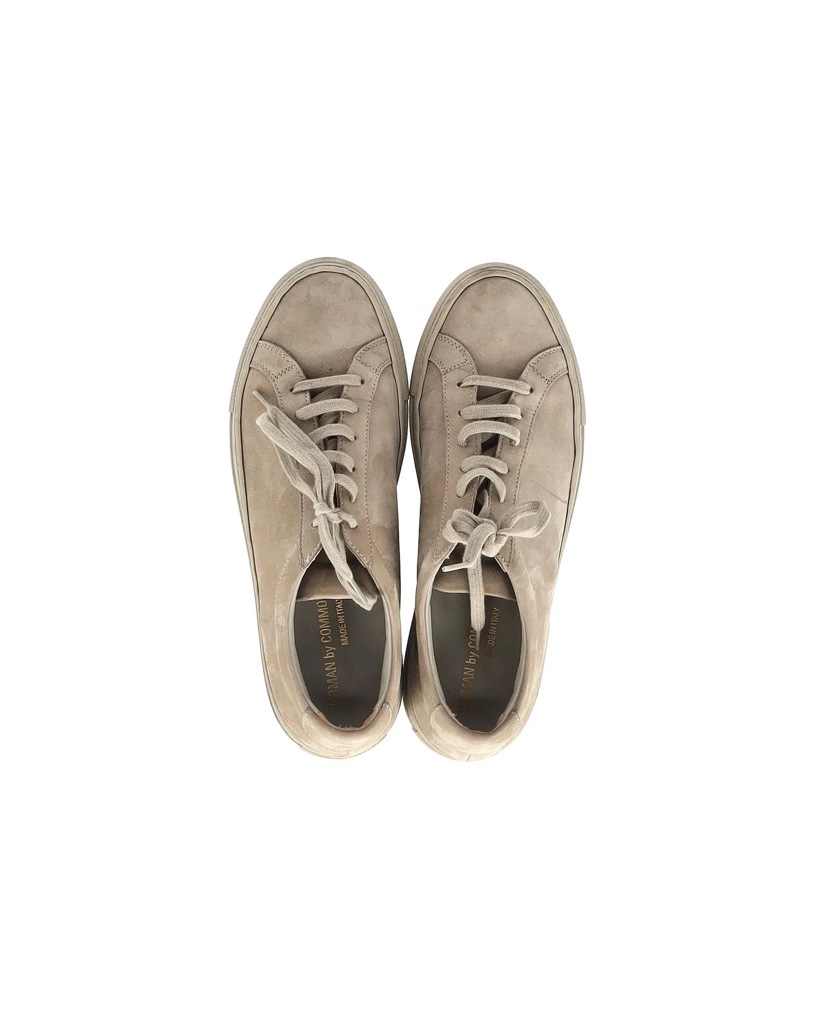 Common Projects Original Achilles Low Sneakers in Beige Suede