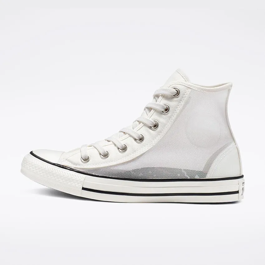 Converse Chuck Taylor All Star Ladies See Thru White High Sneakers