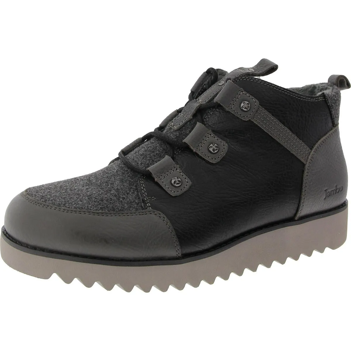 Della  Womens Leather Lifestyke High-Top Sneakers