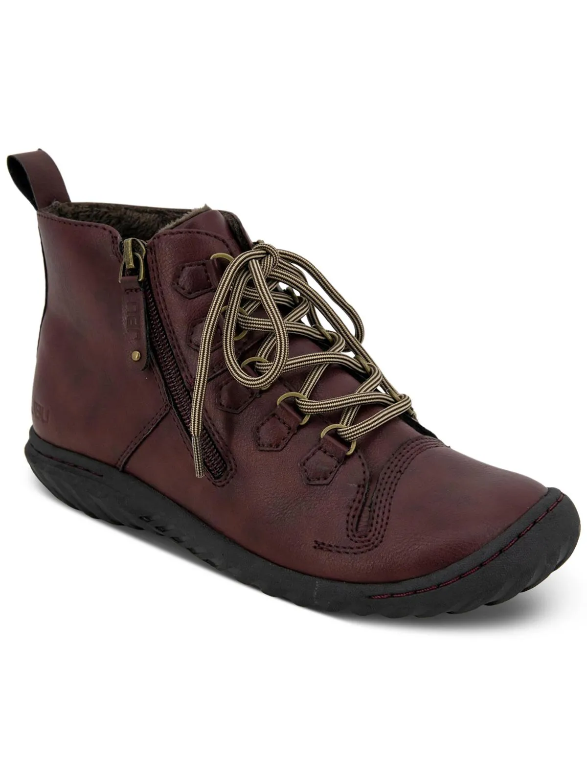 Della  Womens Leather Lifestyke High-Top Sneakers