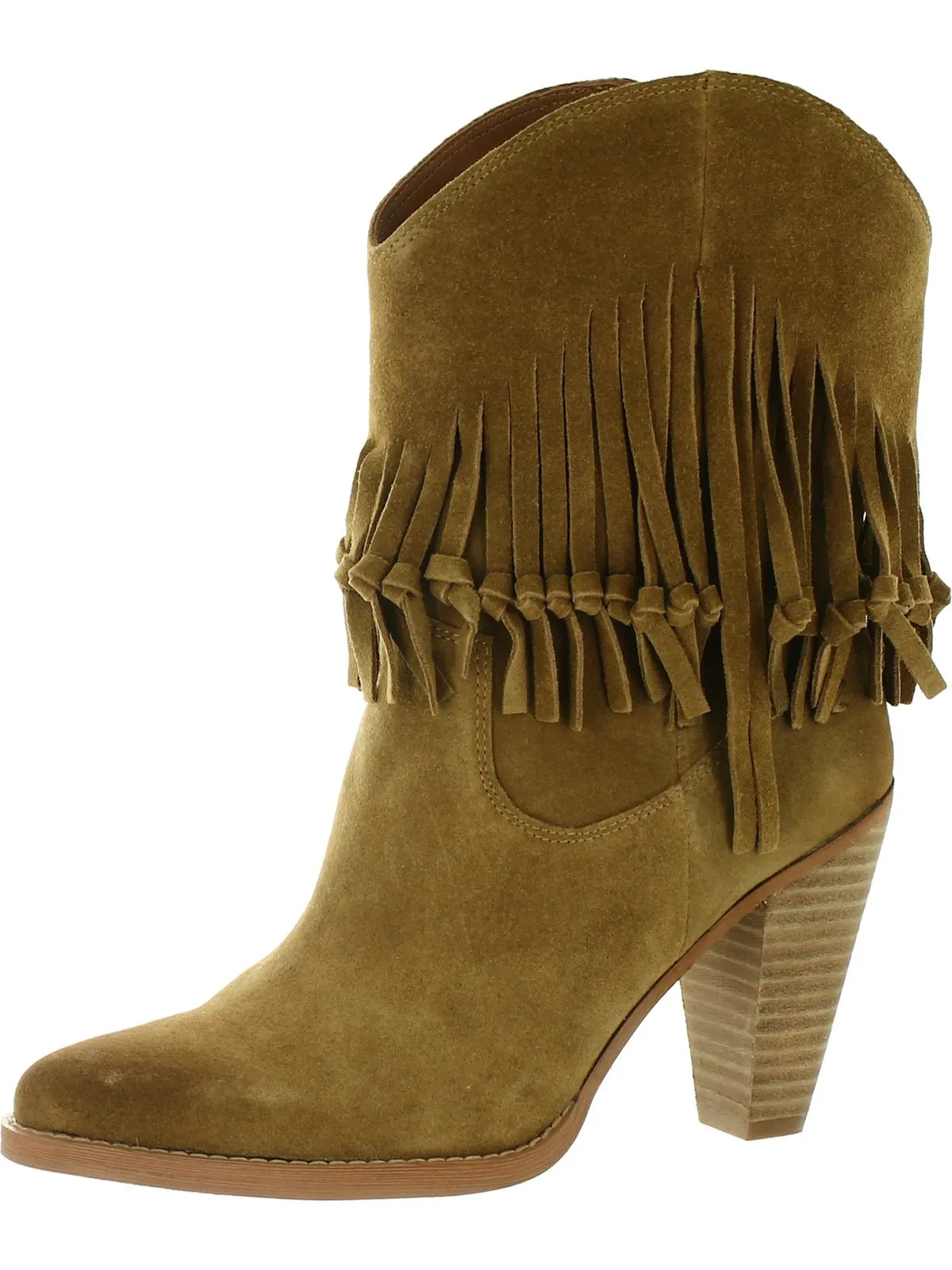 Donna Womens Leather Pointed Toe Cowboy, Western Boots