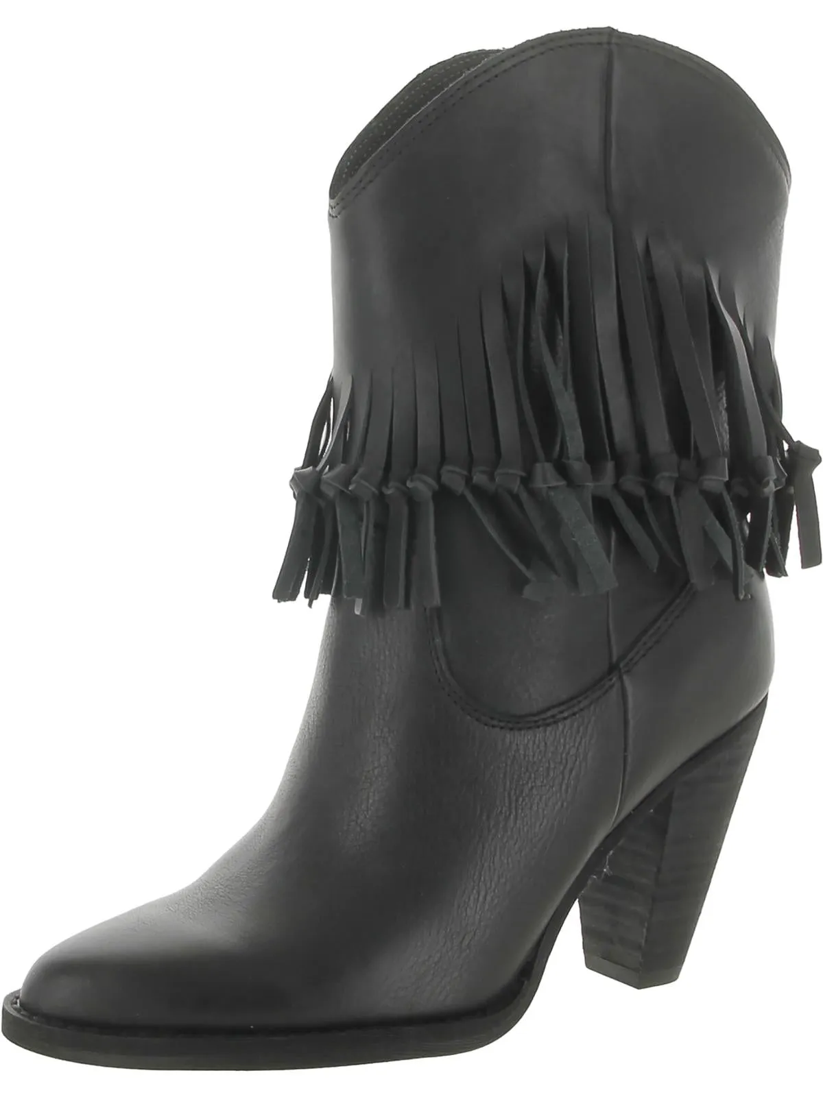 Donna Womens Leather Pointed Toe Cowboy, Western Boots