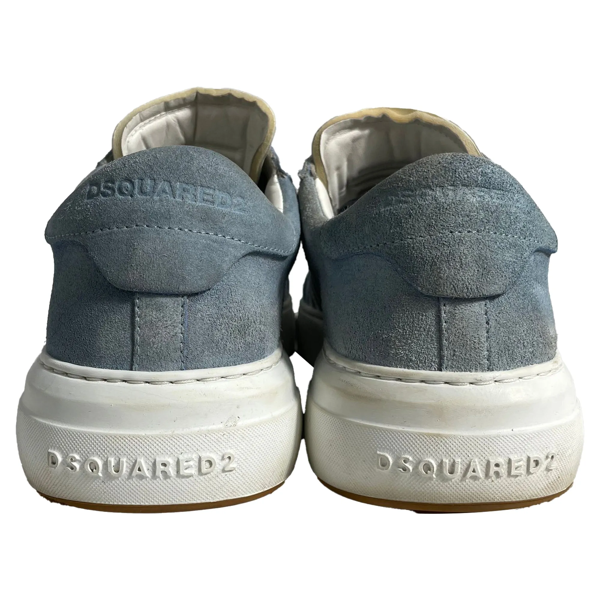 Dsquared2 Bumper Low-Top Sneakers in Blue Suede