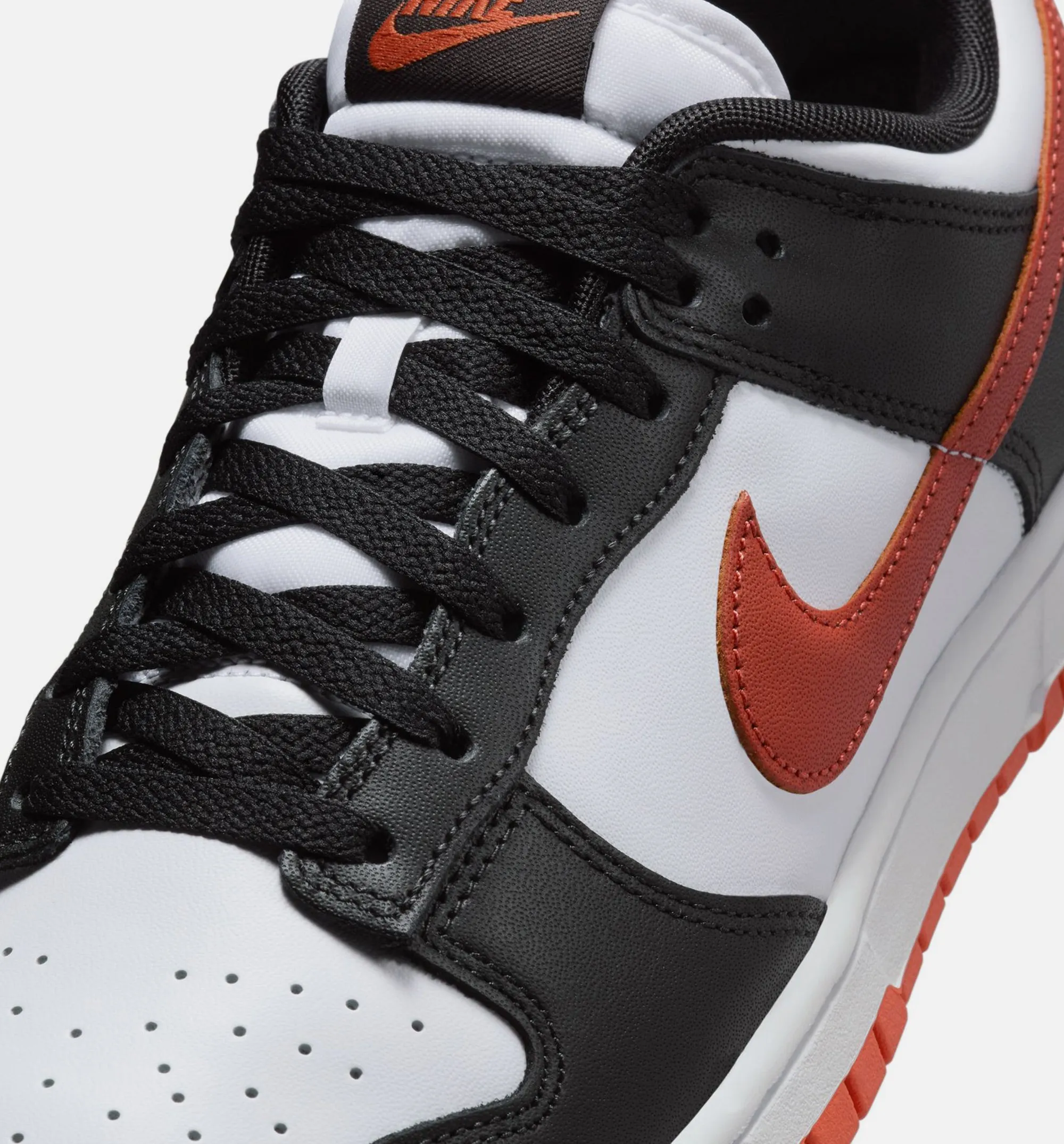 Dunk Low Dragon Red Mens Lifestyle Shoe - White/Dragon Red/Black