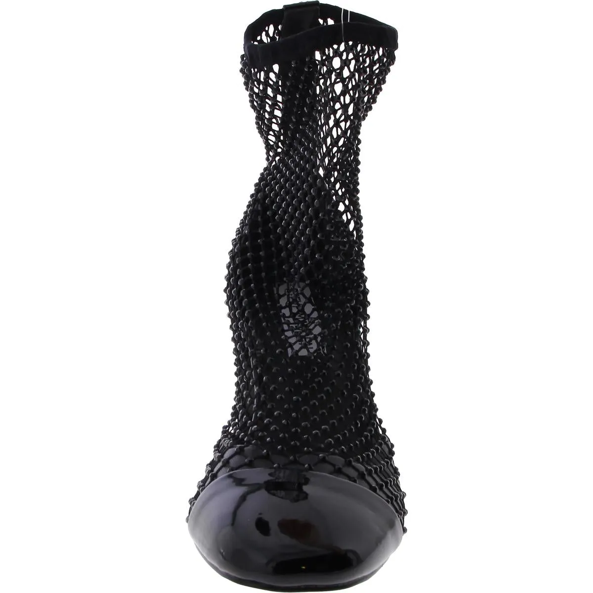 Eleanor Womens Glass Slip On Mid-Calf Boots