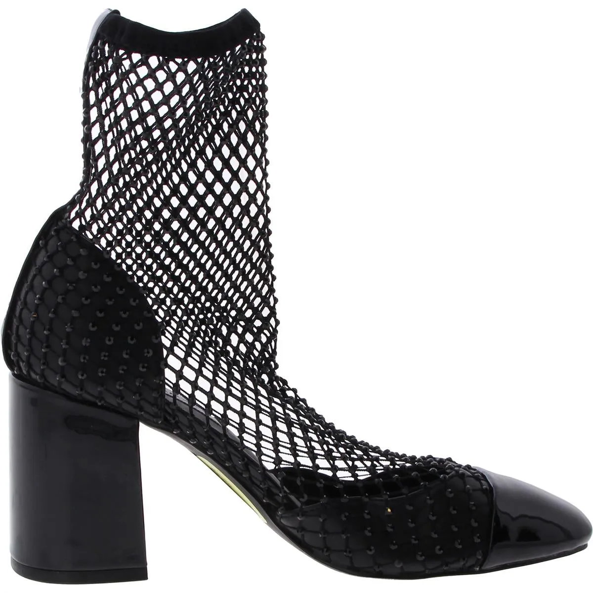 Eleanor Womens Glass Slip On Mid-Calf Boots