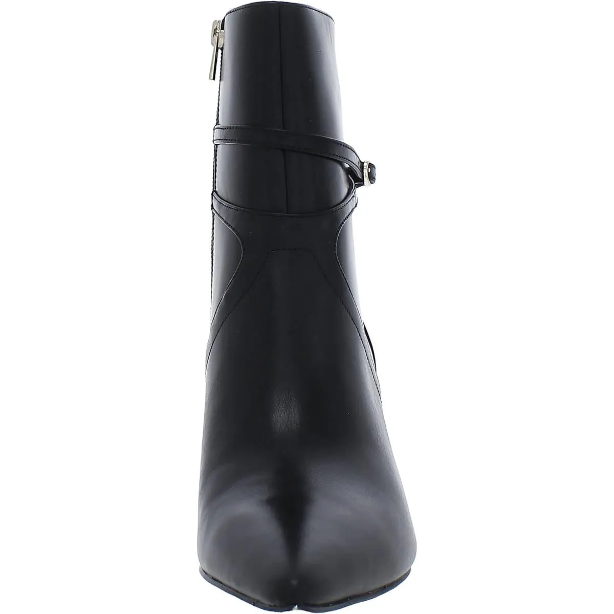 Florette Womens Leather Pointed Toe Ankle Boots