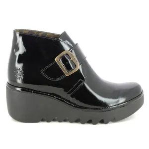 Fly London BIRT397FLY Atlantis Leather Women's Ankle Wedge Boots