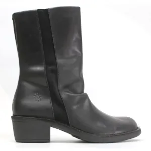 Fly London Mecy092Fly Rug Oiled Suede Women's Zip Up Mid-Calf Boots