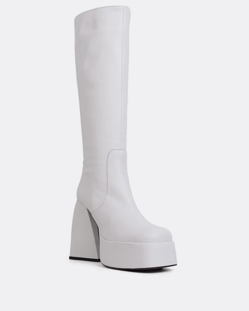 Freaky White Leather