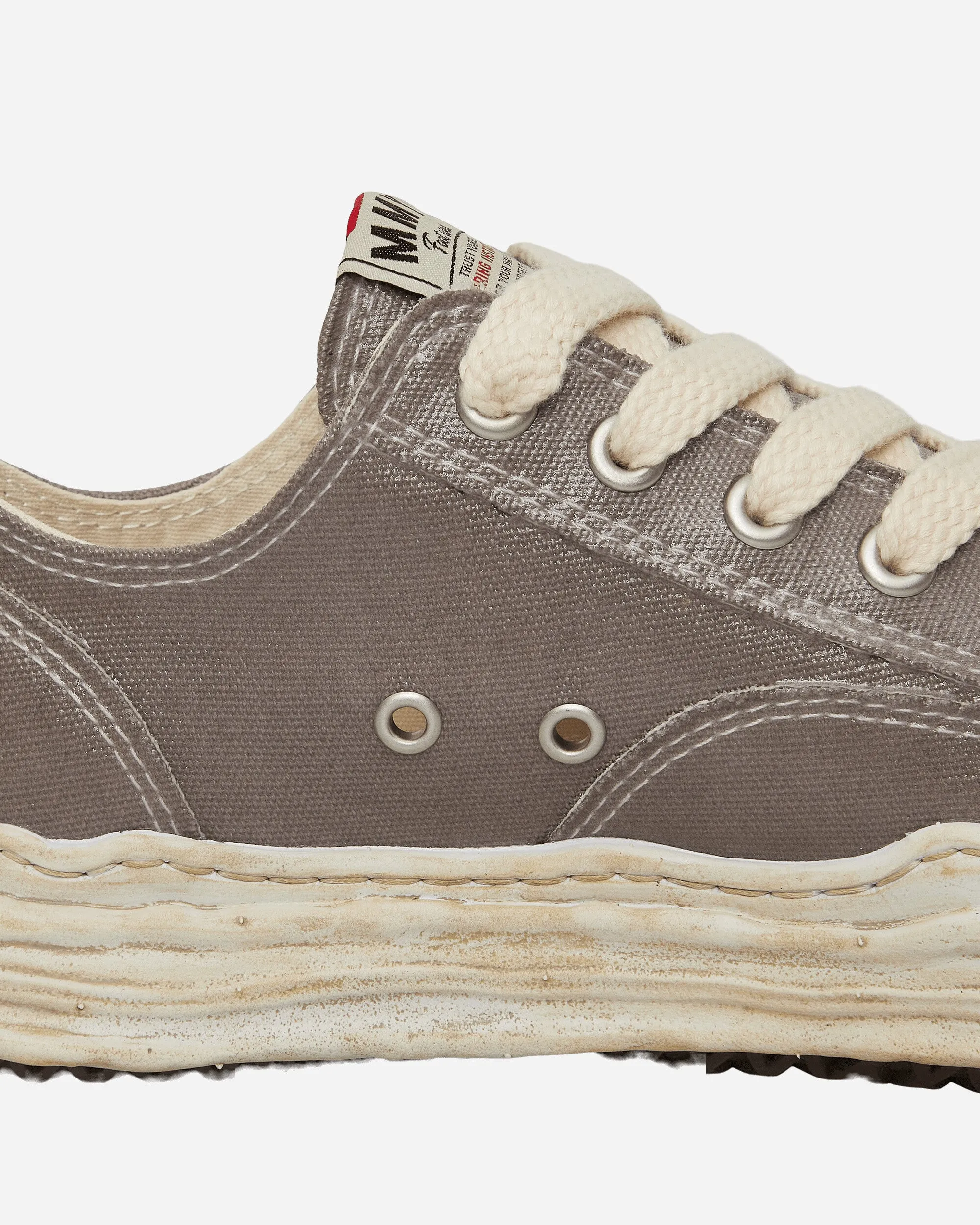 Hank OG Sole Silicon Coating Canvas Low Sneakers Gray