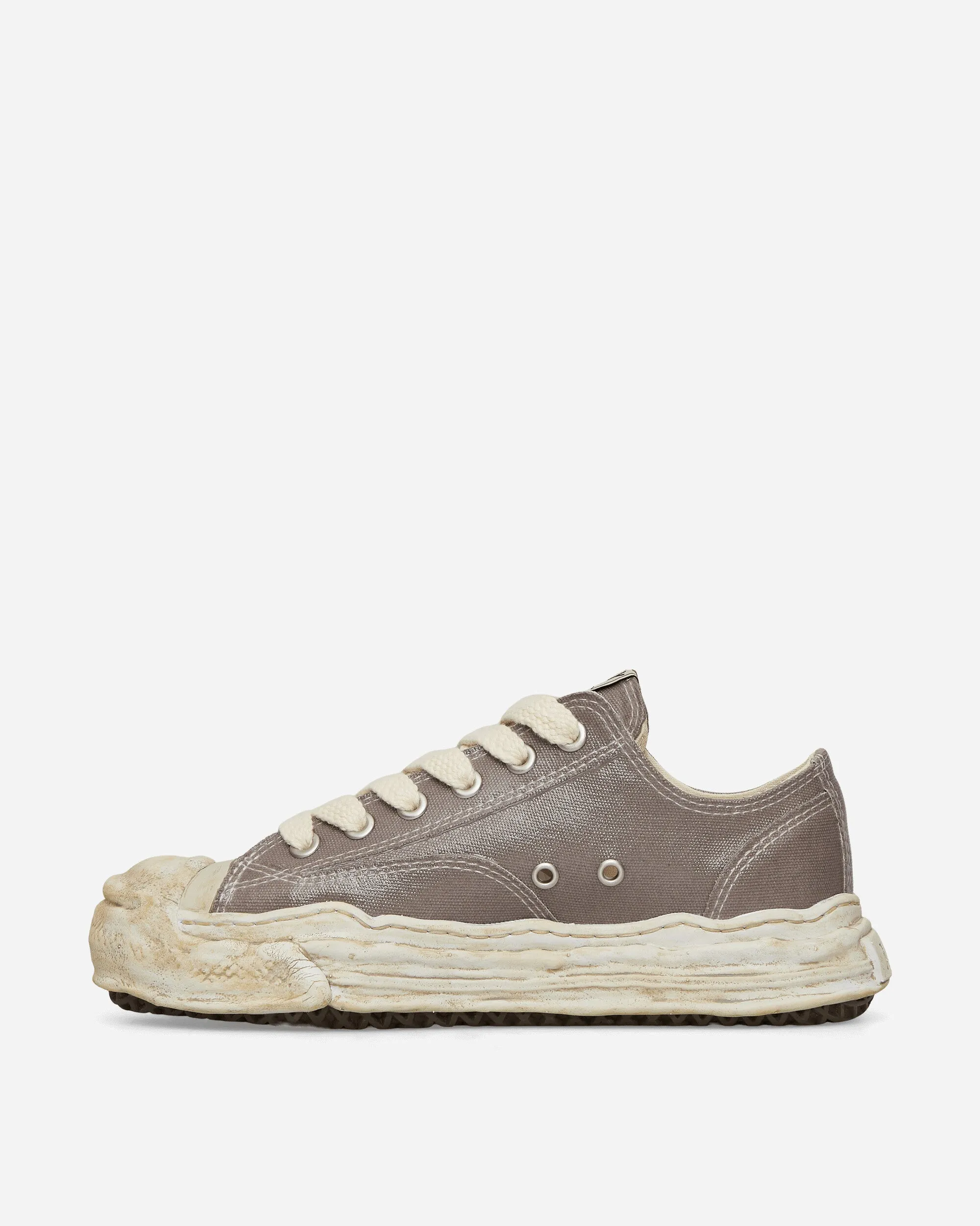 Hank OG Sole Silicon Coating Canvas Low Sneakers Gray