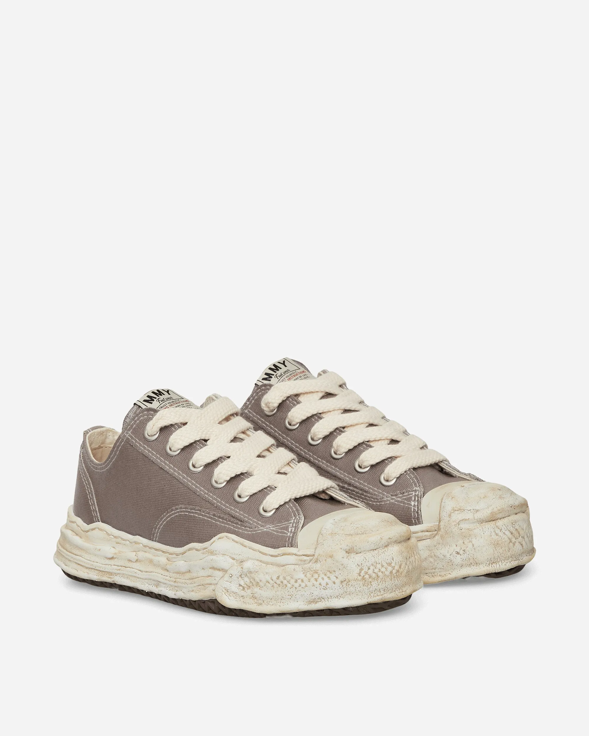 Hank OG Sole Silicon Coating Canvas Low Sneakers Gray