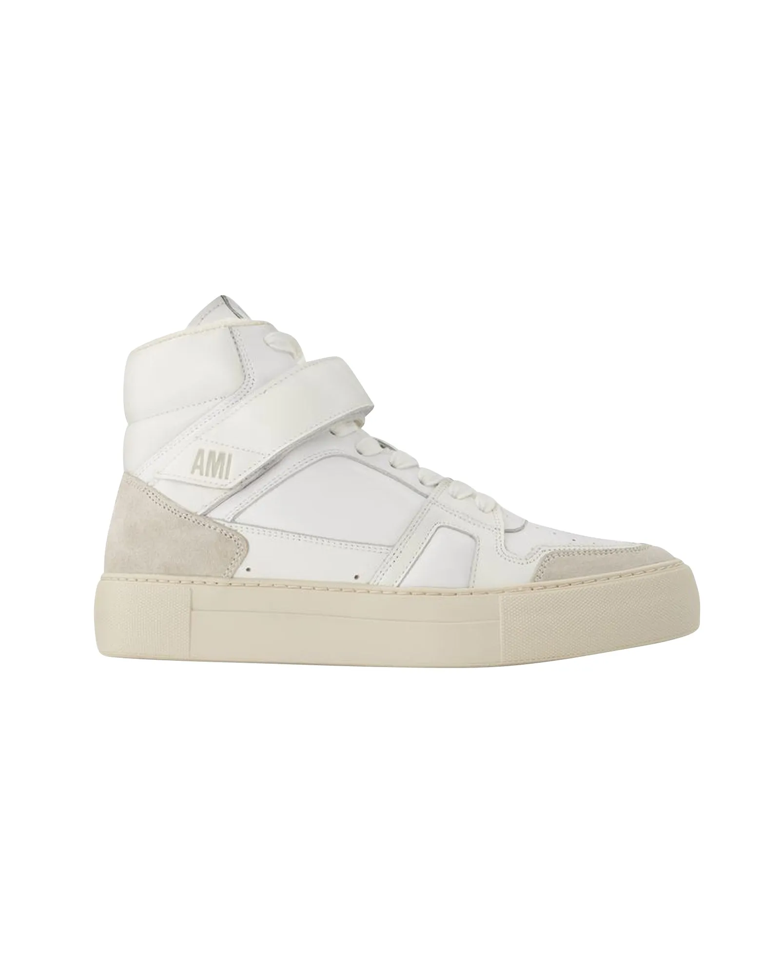 High-Top ADC Sneakers in White Leather