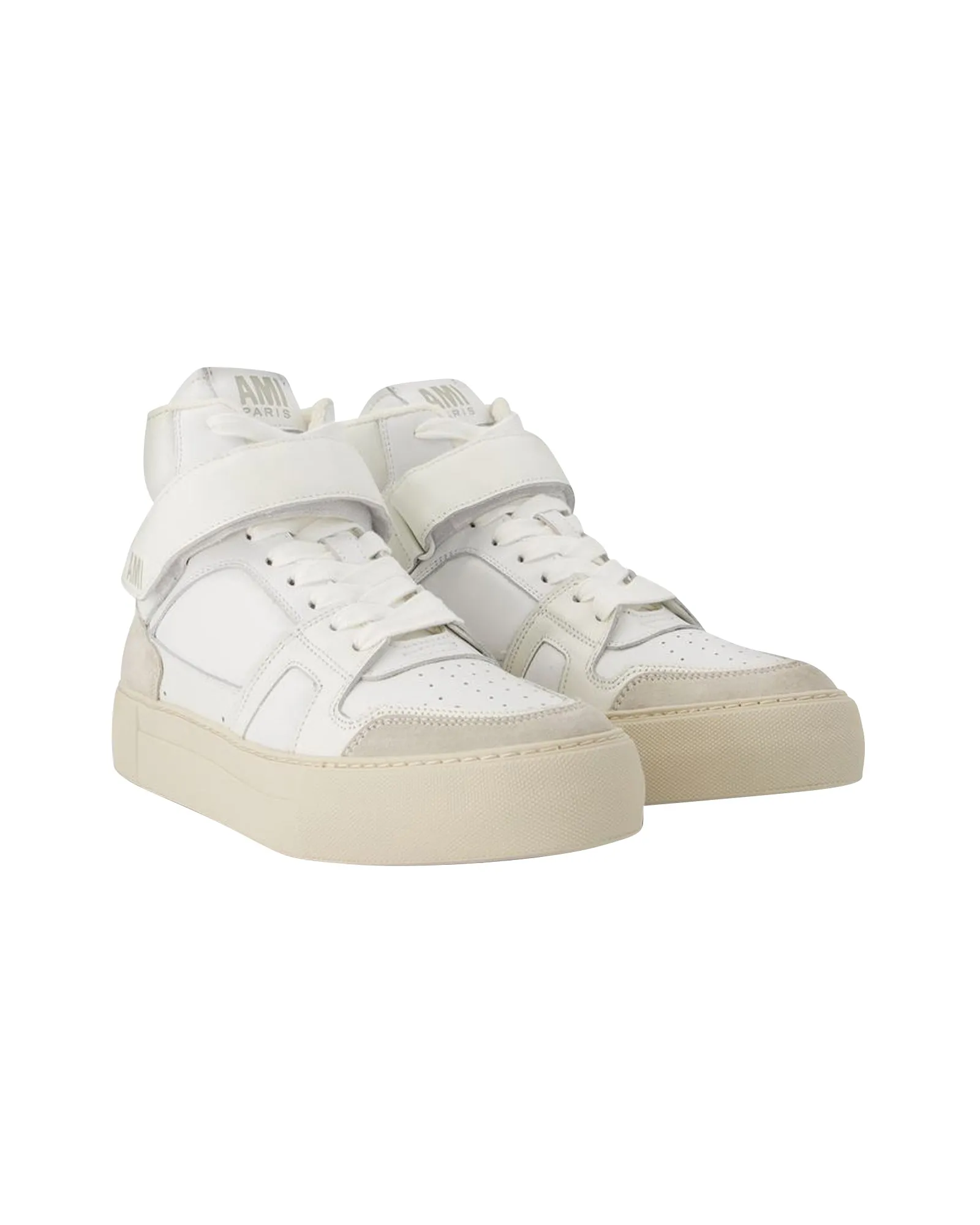 High-Top ADC Sneakers in White Leather