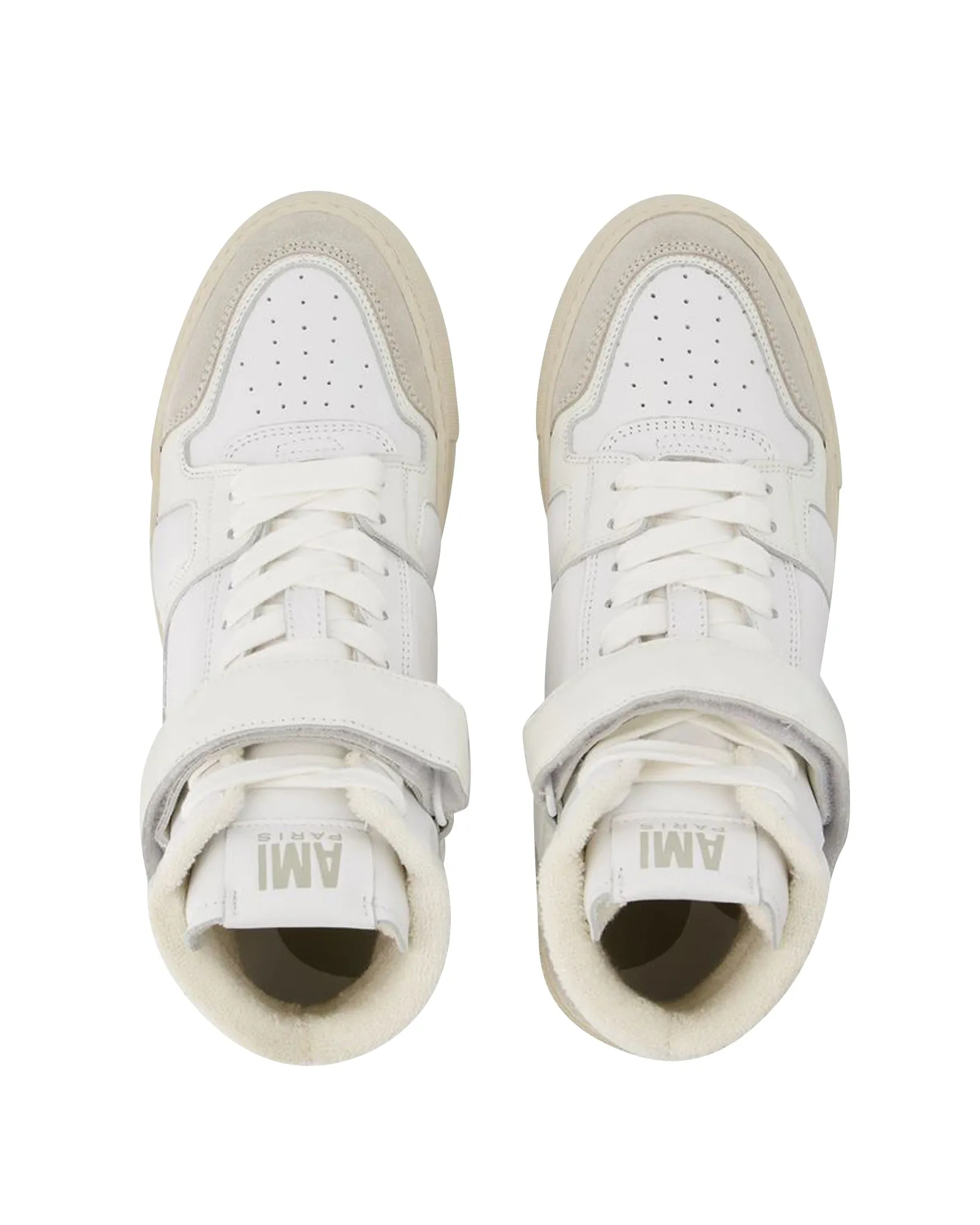 High-Top ADC Sneakers in White Leather
