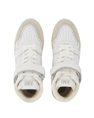 High-Top ADC Sneakers in White Leather
