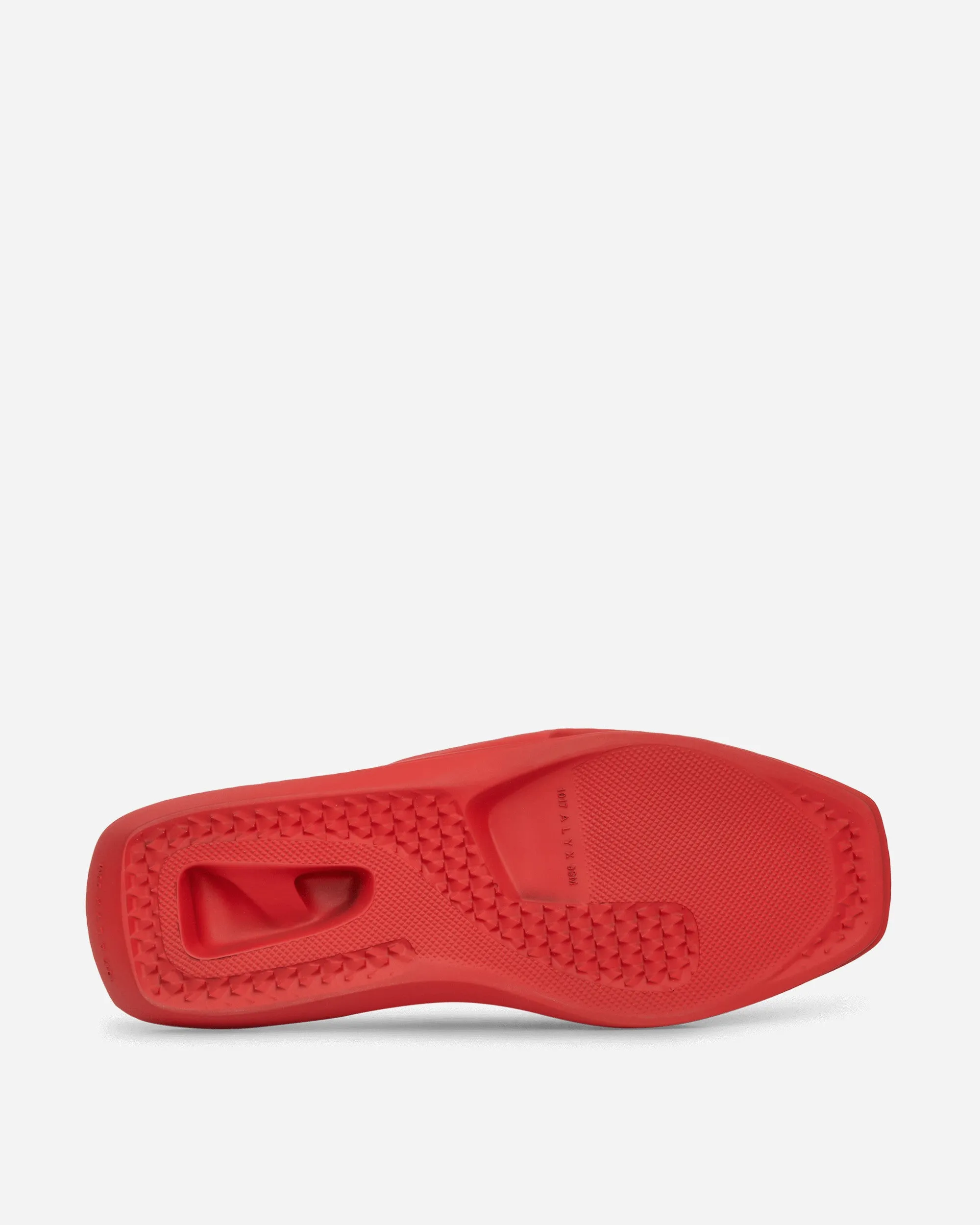 High Top Mono Hiking Sneakers Red