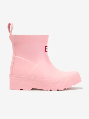 Hunter Girls Play Wellington Boots in Pink