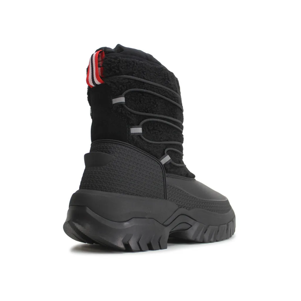 Hunter Wanderer Short Rubber Women's Sherpa Snow Boots