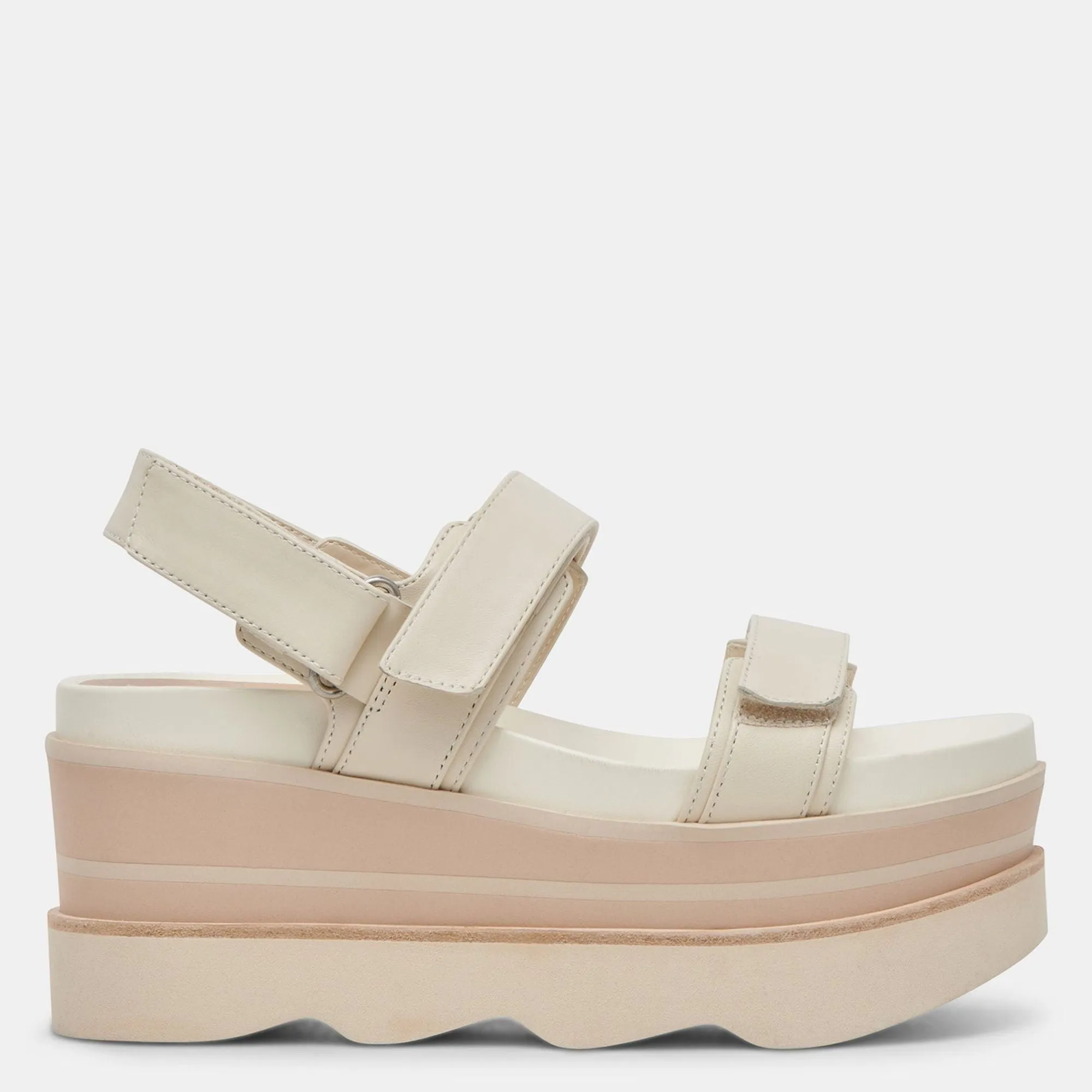 Izak Sandals French Vanilla Leather