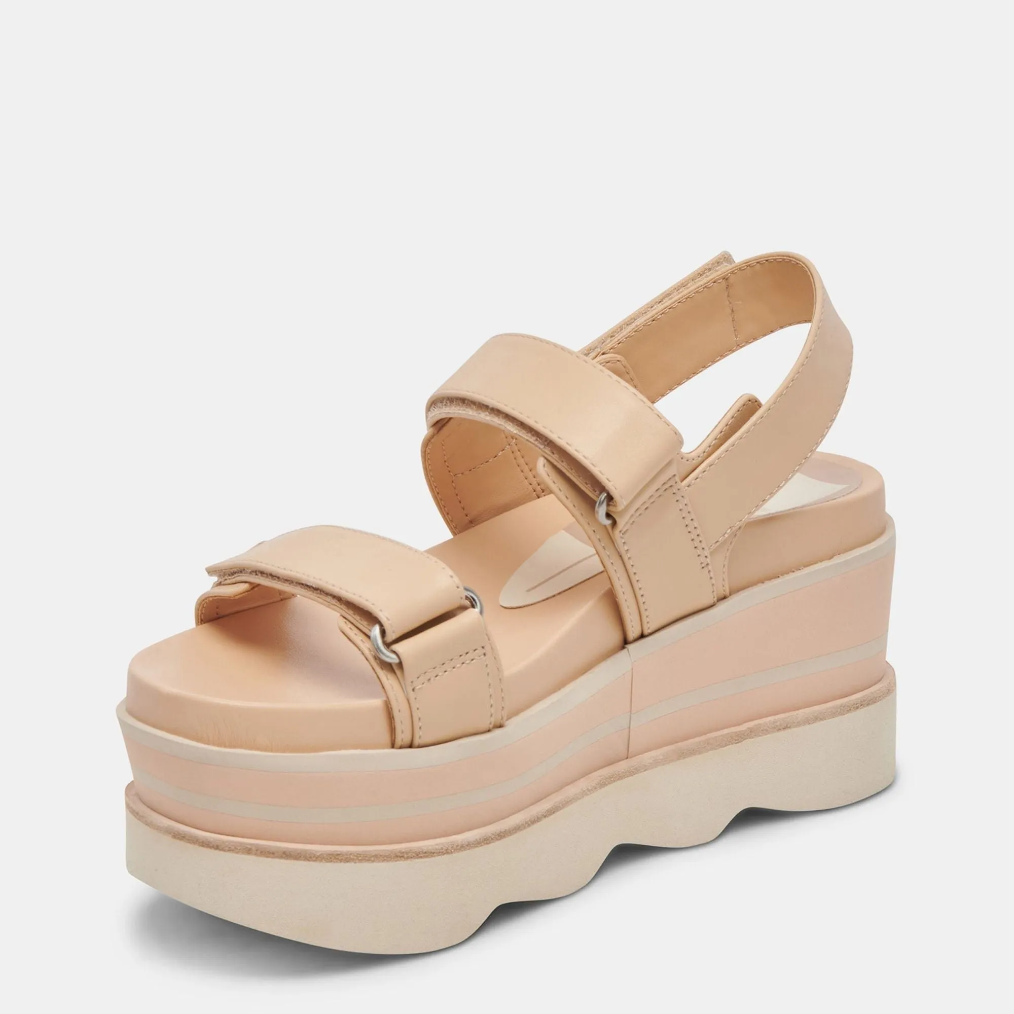 Izak Sandals French Vanilla Leather